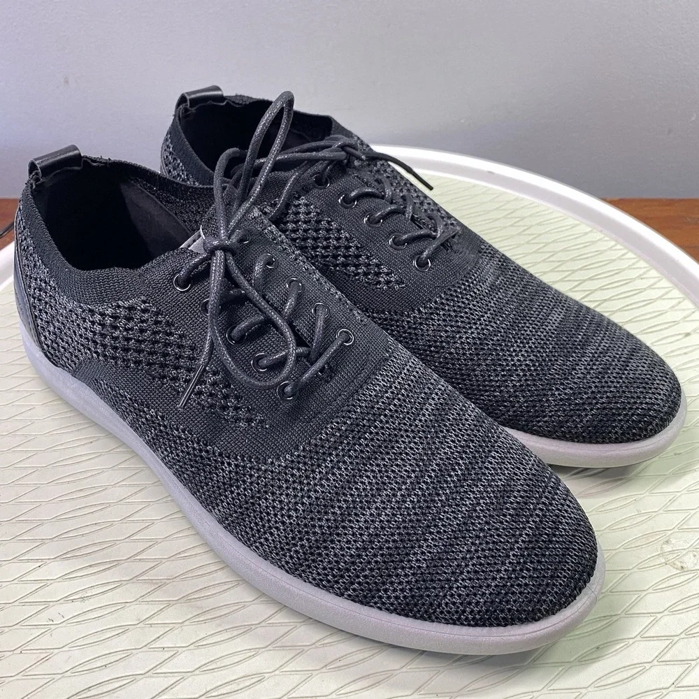 G.H. Bass Mens Bryson KT Pop Mesh Black Casual ComfortShoes Oxford  Size 9.5 EUC